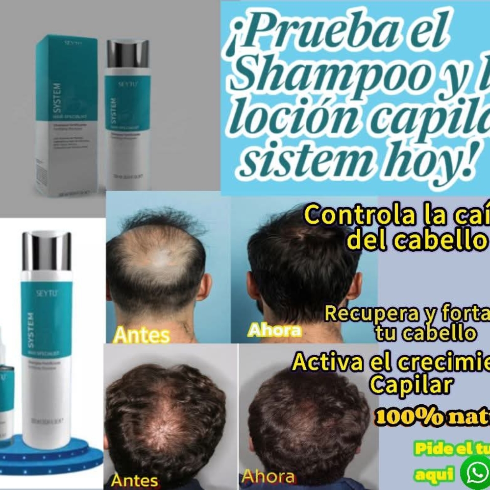 Blue Hair Care Treatment for Fuller Hair